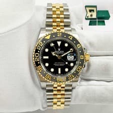New 2025 Rolex GMT-Master II Zombie 126713GRNR 40MM Black Yg Two-Tone Box Papers