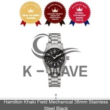 Hamilton Khaki Field Mechanical 38mm Stainless Steel Black Express