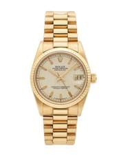 Rolex Datejust / Yellow Gold President Ivory Dial / 1993 / 68278
