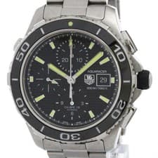 TAG HEUER Aquaracer 500M Chronograph Stainless Steel Automatic Men s Watch CAK21