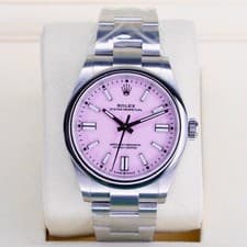 NEW 2026 Rolex 134300 Oyster Perpetual Candy Pink Dial Stainless Steel 41mm