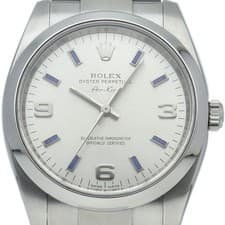 ROLEX Air King Watch 114200(M) Stainless Steel mensWatch Silver USED