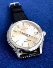 Grand Seiko SBGX005 9F62 Quartz Champagne Dial Men's Watch OH Used