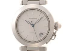 CARTIER Pasha W31010M7 Watch Stainless Steel Automatic Silver Used