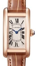 Cartier Tank Americaine 35mmx19mm W2607456 18K Rose Gold Women's Watch