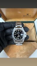 Rolex Explorer II Stainless Steel Black Dial Men's Wristwatch with Original Box