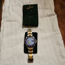 ROLEX 116613LB SUBMARINER 18K Y/ Gold & S/ Steel 40mm Blue Dial Ceramic BEAUTY !
