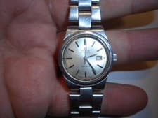 Ladies Omega Geneve Swiss Made 26mm Stainless St 1970s Auto Watch works 6” Read