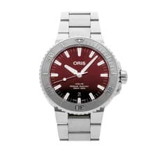 Oris Aquis Date Relief Auto Steel 43mm Red Watch 01 733 7730 4158-07 8 24 05PEB