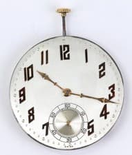 Antique IWC Caliber 77 21 Jewels 6 Adjustments Manual Wind Pocket Watch Movement