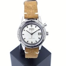 Seiko One Push Chronograph 5717-8990 Hand-Wound, Overhauled, 1Y Warranty