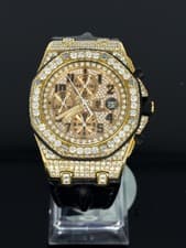 Authentic Audemars Piguet Royal Oak Rose Gold 41mm – Iced Out Diamond Watch