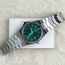 Tissot PRX 40mm stainless steel Green Dial Men's Quartz Watch T137.410.11.091.00