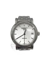 TISSOT Carson Automatic Wristwatch Stainless Steel White Dial Mens Analog