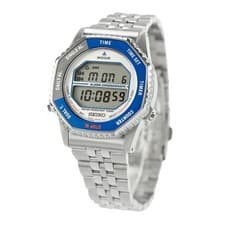 Seiko Selection SBJG021 Rotocall Stopwatch Stainless Quartz Digital Watch Men