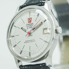 Vintage 1970 *NEAR MINT* OMEGA f300Hz Cal.1250 Quartz Chronometer Date 35mm Mens