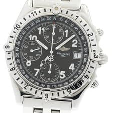 BREITLING Chronomat Longitude A20048 GMT black Dial Automatic Men's Watch_935242
