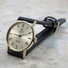 Rolex Ladies Solid Gold 18KYG Ref.3810 1972 Rare Roman Dial 18K Solid Gold from