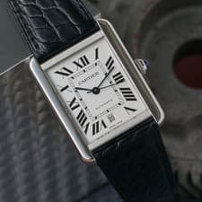 Cartier Tank Solo XL Automatic Date W5200027 Stainless Steel 2000s
