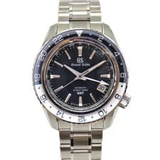 Grand Seiko SBGJ237 44mm Stainless Steel Midnight Blue Dial Mechanical #KN298