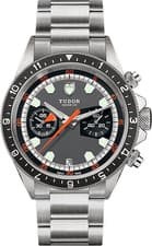 Tudor Heritage Chrono White Blue Dial on Bracelet M70330B-0006 Papers