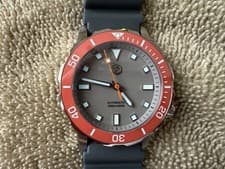 San Martin Automatic 39.5 20ATM Sapphire Italian NBR Rubber Strap NH35A