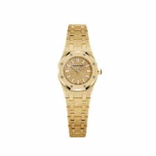 Audemars Piguet Royal Oak 67630BA.GG.1312BA.01 'Mini' Frosted Yellow Gold