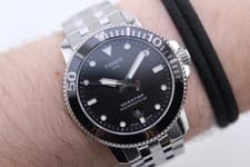 TISSOT Seastar 1000 Powermatic 80 T120407 Date black Dial Automatic Men Mint 8”