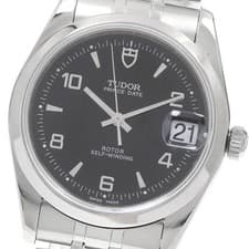 TUDOR Prince Date 74000N black Dial Automatic Boy's Watch_922778