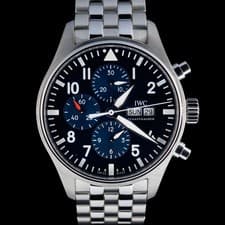 IWC Pilot Le Petit Prince IW377717 Blue Dial 43mm Automatic Men's Watch +B&P
