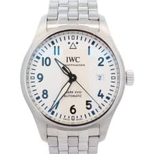 IWC Pilots Mark XVIII Stainless Steel 40mm White Dial Watch Ref# IW327012