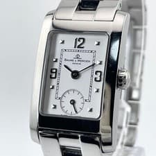 Baume & Mercier Hampton Ladies Watch Quartz Silver Stainless Steel 202mm