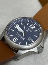 Citizen Mont Bell Collab Eco Drive Dress Watch BN0247-01L wrist 20cm