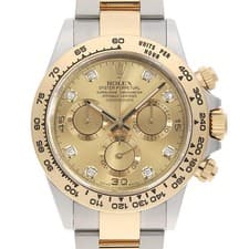 ROLEX Cosmograph Daytona 8P diamond 116503G Champagne Random Number second h...