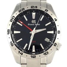 Authentic Seiko Grand Seiko Sports Collection GMT 9F86-0AK0/SBGN029 Stainles...