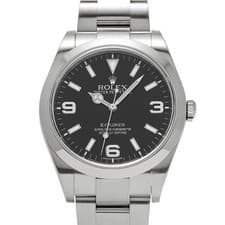 ROLEX Explorer 214270 black WATCH 721912