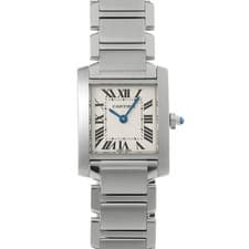 CARTIER Tank Francaise SM W51008Q3 Silver WATCH 722733