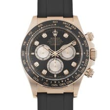 ROLEX Cosmograph Daytona 126515LNG Bright black/Sand Dust/Diamond WATCH 723645