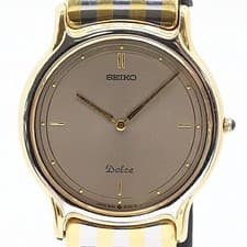 Seiko Dolce 9530 6000 Men's Watch Gray Dial Tested with Box