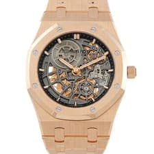 Audemars Piguet Royal Oak Jumbo Extra-Thin Openworked 18K Rose Gold Watch 16204