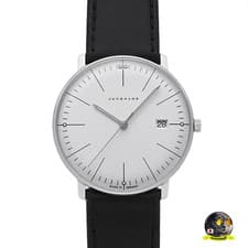 Junghans Max Bill Quartz 041/4817.02 white Dial Sapphire Men's Watch 38mm NEW