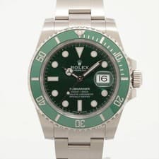 Rolex SUBMARINER DATE 116610LV SS SS AT Green-Face