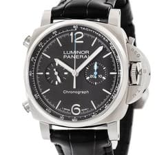 PANERAI Luminor Chrono PAM01109 Men's Automatic Stainless Steel Watch #HD294