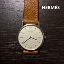 Hermes Vintage Hand Wound Carriage Logo Working Antique Watch from Japan Rare