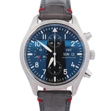 IWC Pilots 42mm Black Dial Watch Ref# IW371701