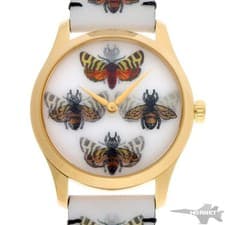 Gucci G-Timeless Quartz YA1264109 Silver Ladies Watch, Used