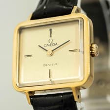 Vintage 1973 *NEAR MINT* OMEGA De Ville Cal.625 Manual Winding Gold 26mm Women's