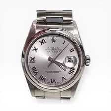 Rolex Datejust 36 mm Steel Oyster Silver Roman Dial Watch 16200 A Series 1999