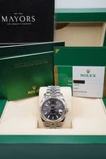 Rolex Datejust 41- 126334 Rhodium Dial – Jubilee – Fluted Bezel – Full Set 2019