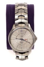 Tag Heuer WAT201B.BA0951 Mens Automatic Watch Link Silver GMT Date Calibre 7 SS